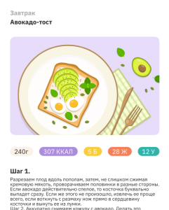 Рецепт завтрака